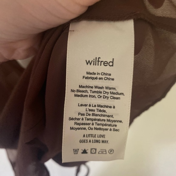 Aritzia / Wilfred Cropped Sheer Camisole - Picture 2 of 4